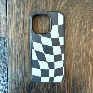 OtterBox Symmetry Case for Apple iPhone 16 Pro Black White Checkerboard